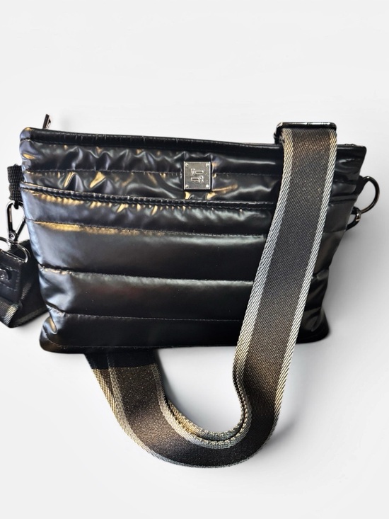 THINK ROYLN Handbags - THINK ROYLN Women's Quilted Crossbody Bum Bag Small Blue Pearl Indigo NWT